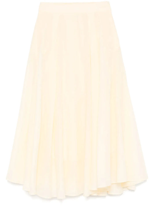 Cotton Midi Skirt