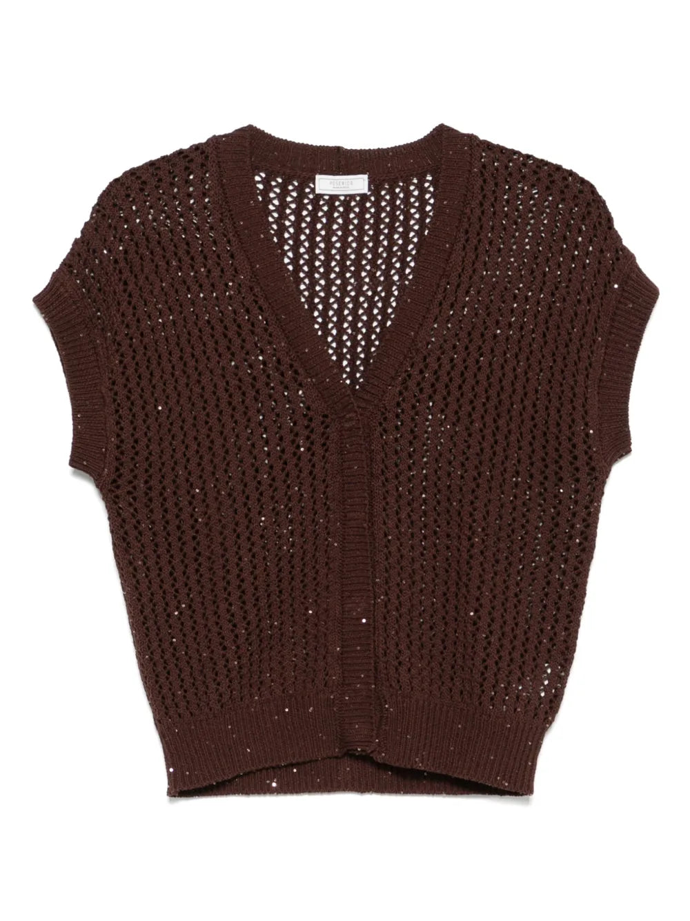 Sequin-Embellished Cardigan