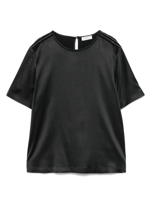 Bead-Embellished Blouse