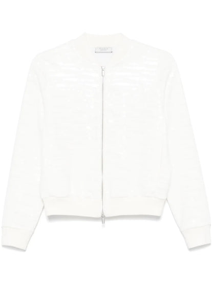 Sequined Bomber Jacket