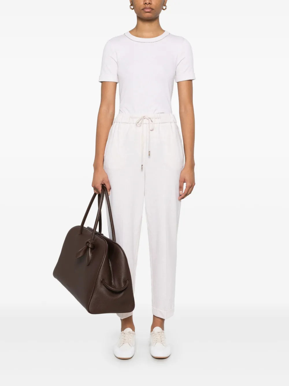 Mélange-Effect Sweatpants
