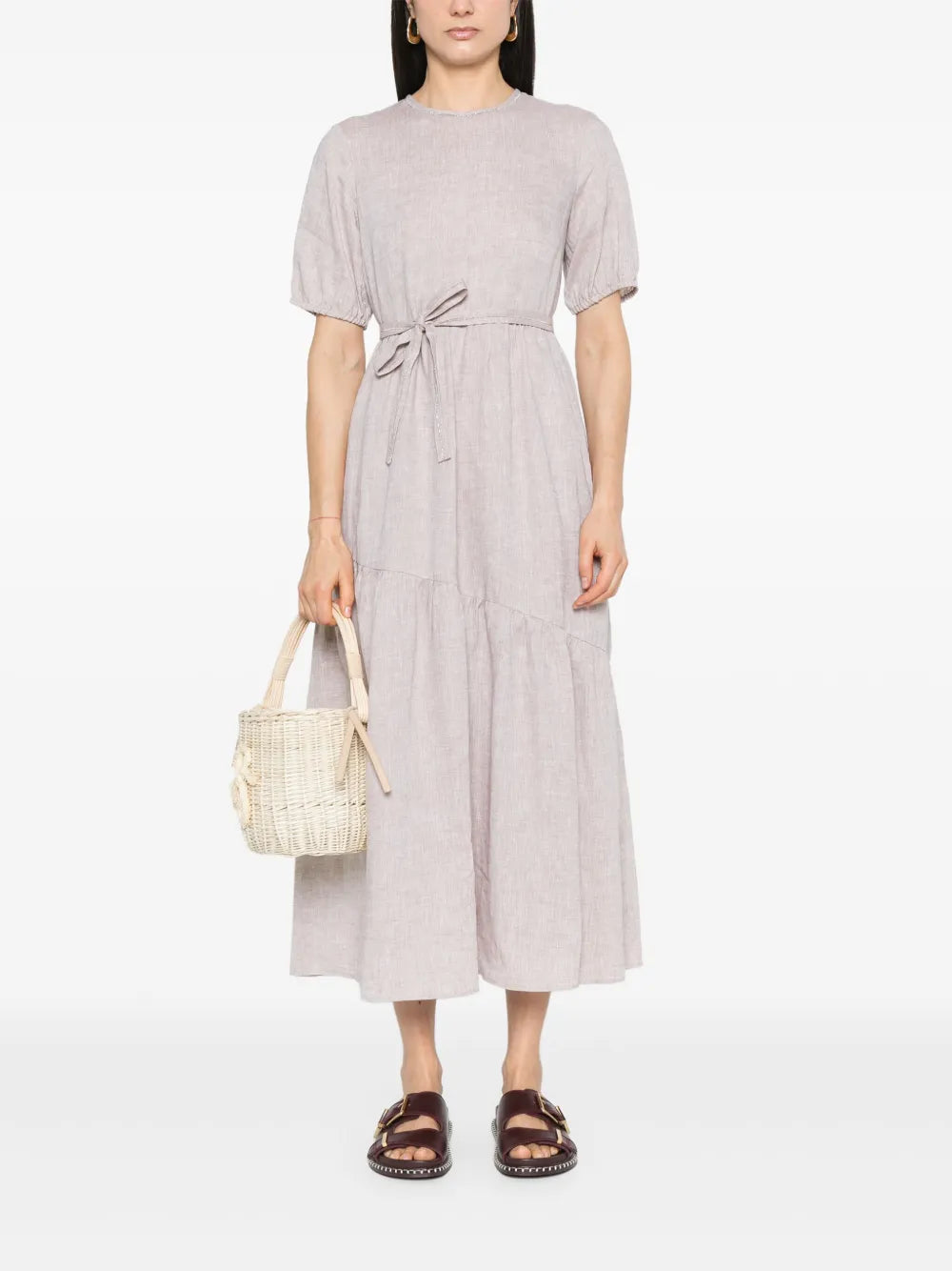 Punto Luce-Chain Midi Dress