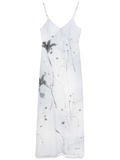 Floral-Print Maxi Dress