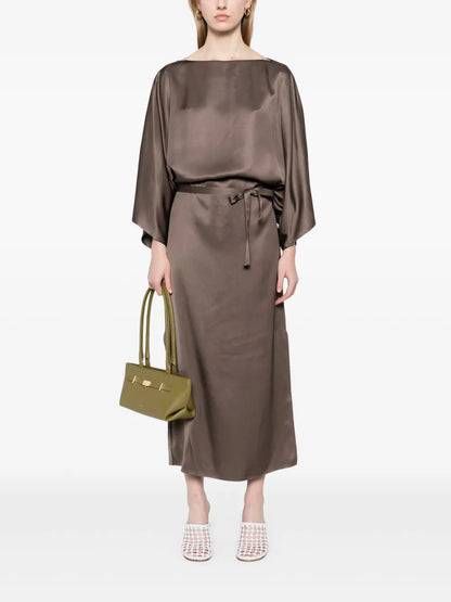 Satin Midi Dress