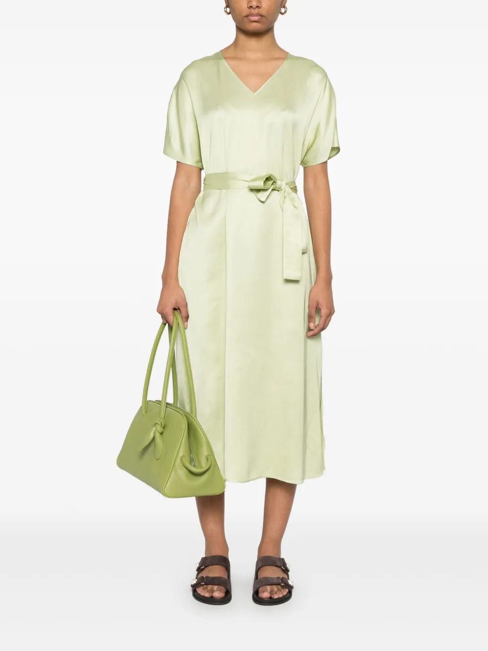 Satin Midi Dress