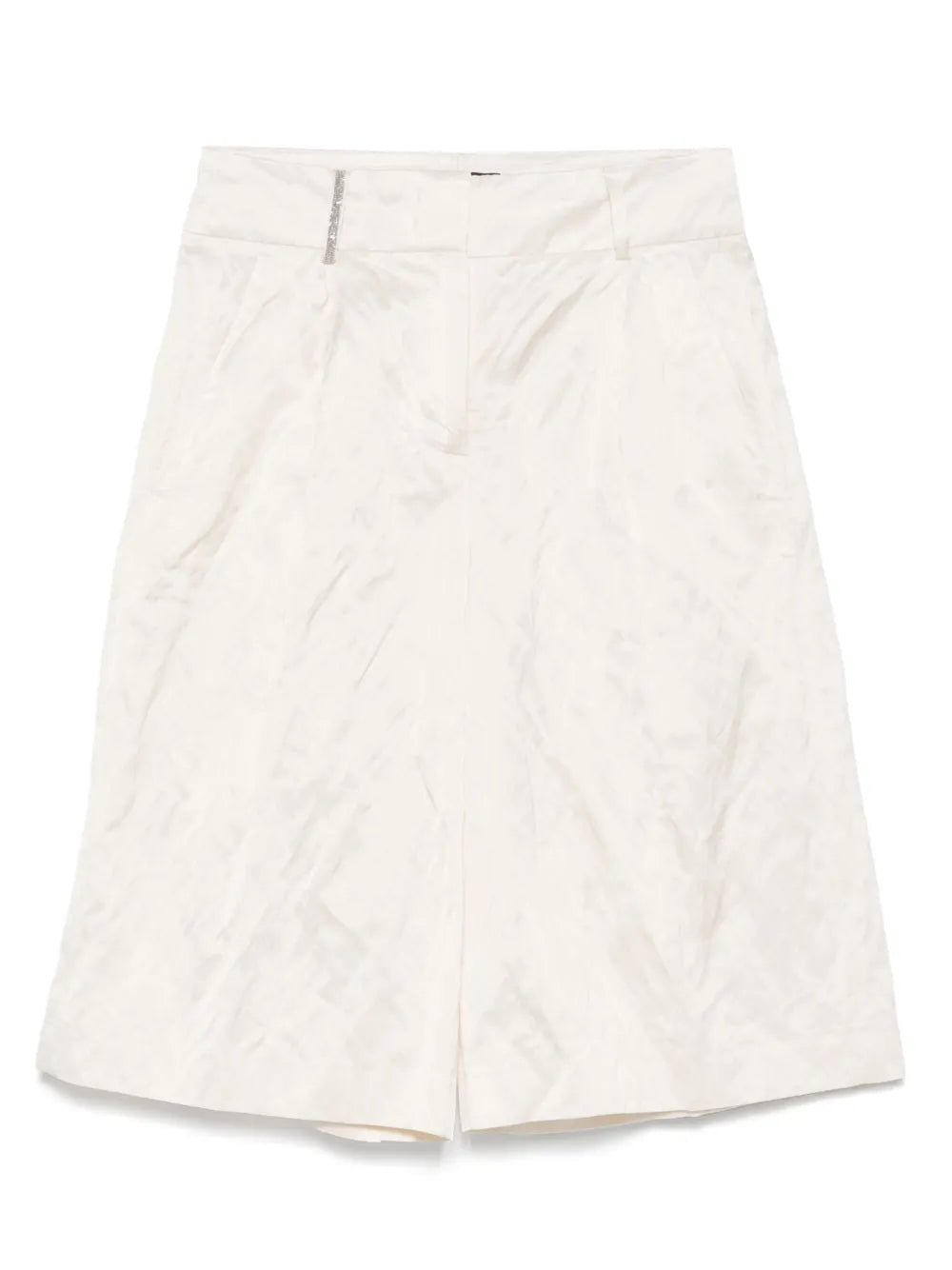 Pleat-Detail Shorts