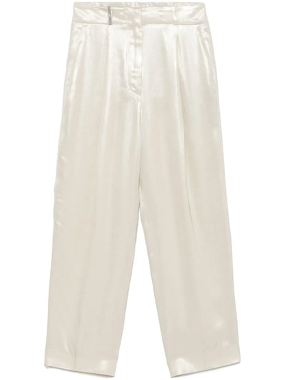 Laminated Twill Trousers
