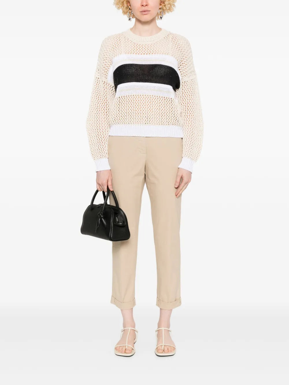 Stripe-Detailed Sweater