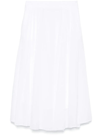 Cotton Midi Skirt