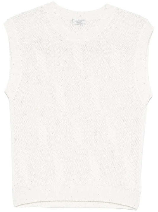 Sequined Knitted Top