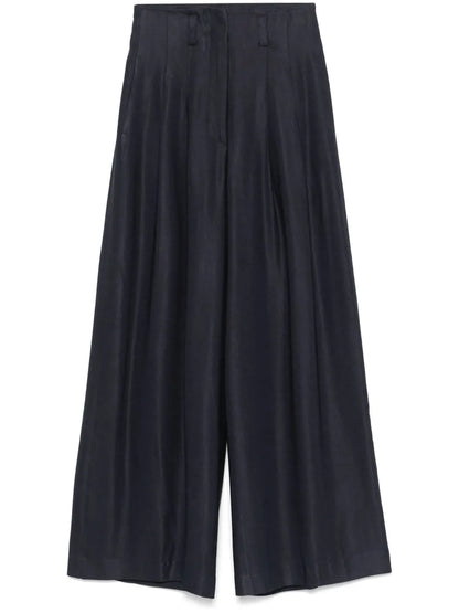 Pleated Palazzo Pants