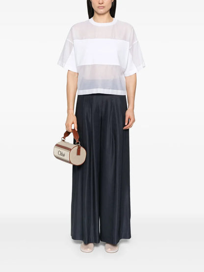 Pleated Palazzo Pants