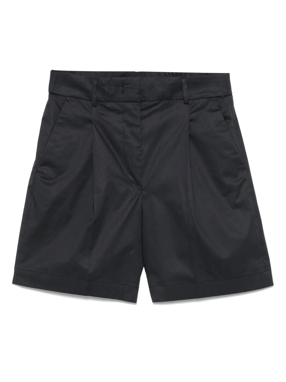 Pleat-Detail Shorts