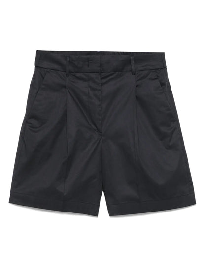 Pleat-Detail Shorts