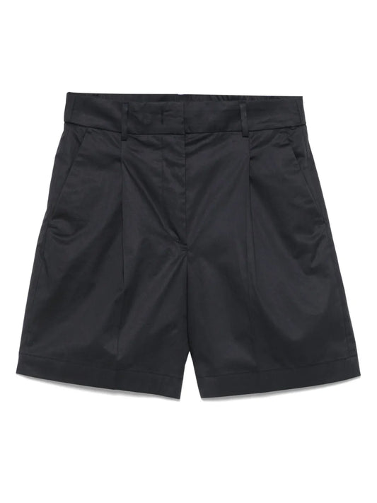 Pleat-Detail Shorts