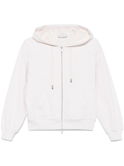 Mélange-Effect Hoodie