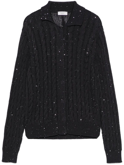 Sequined Cardigan