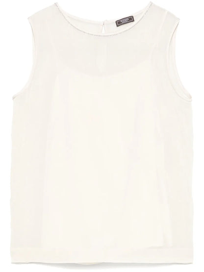 Crew-Neck Blouse