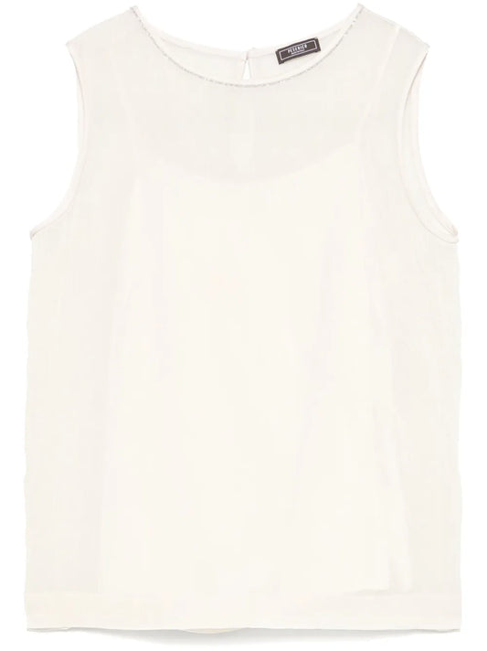 Crew-Neck Blouse