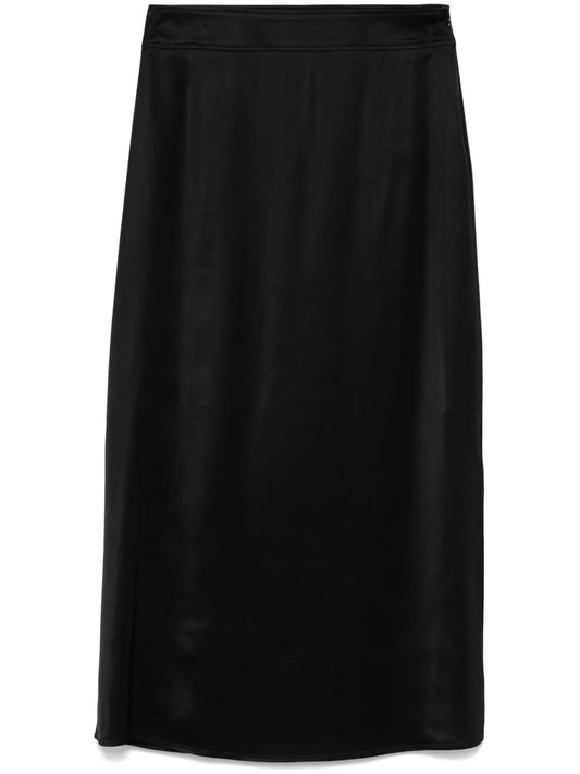 Satin Midi Skirt