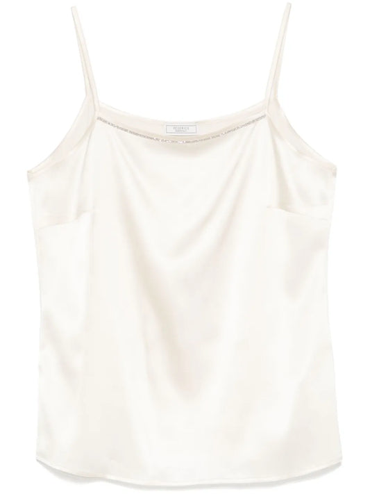 Bead-Embellished Tank Top