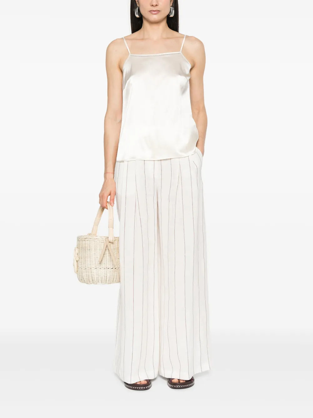 Bead-Embellished Tank Top