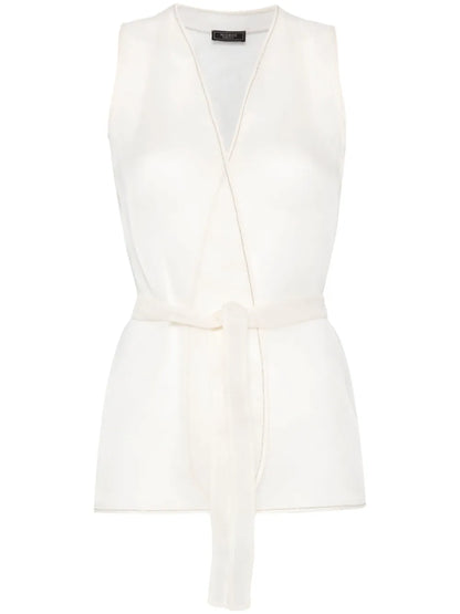 Punto Luce-Detail Organza Top