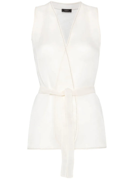 Punto Luce-Detail Organza Top