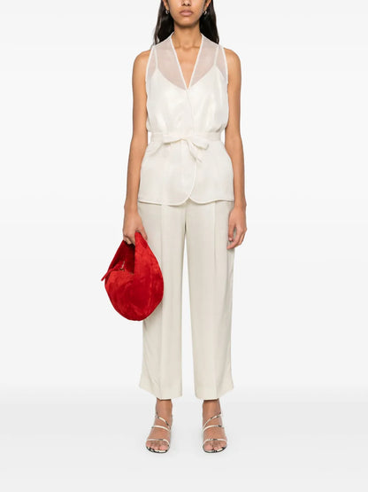 Punto Luce-Detail Organza Top