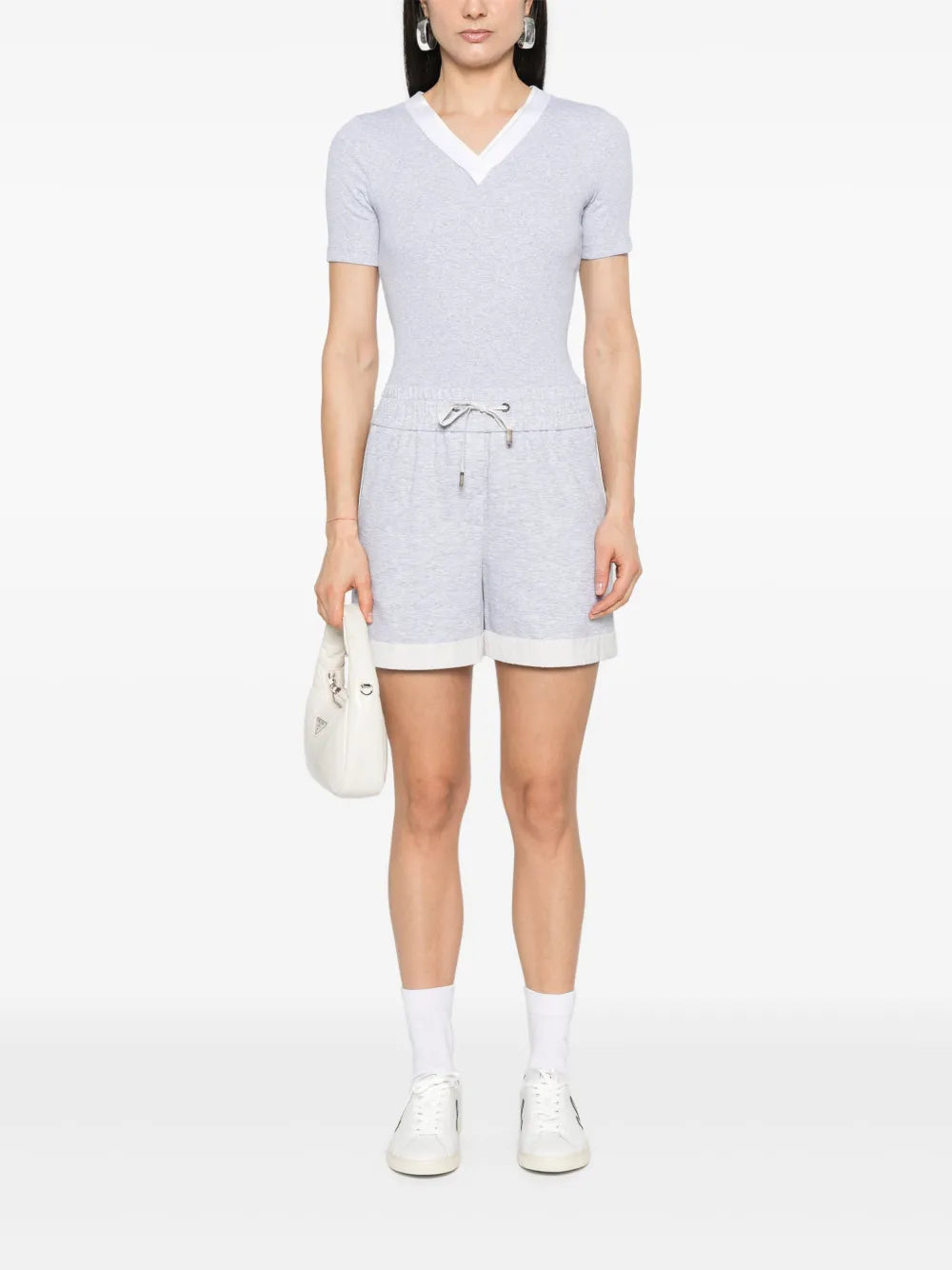 Fine-Ribbed T-Shirt