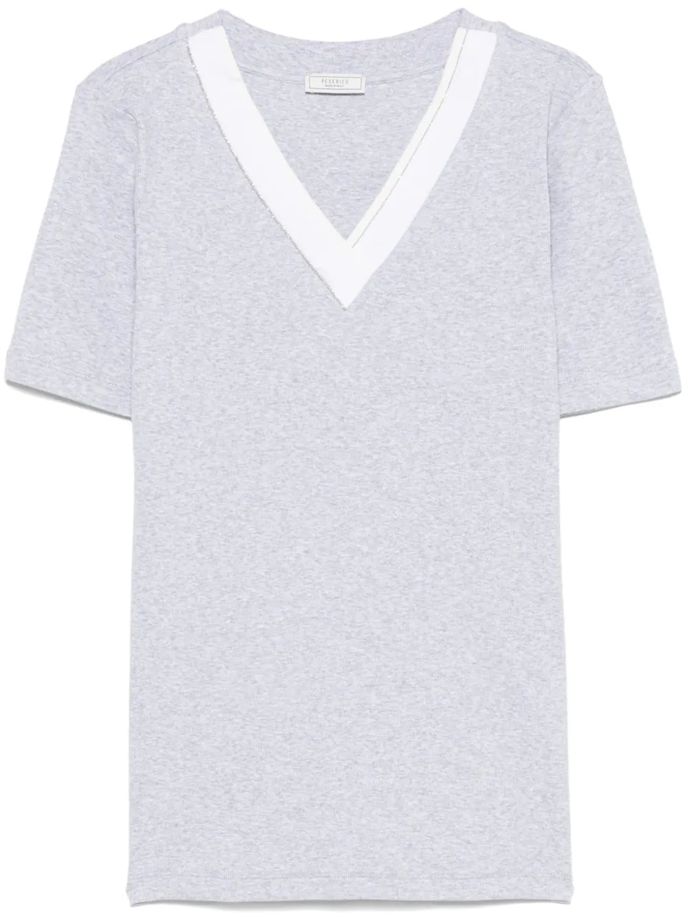 Fine-Ribbed T-Shirt