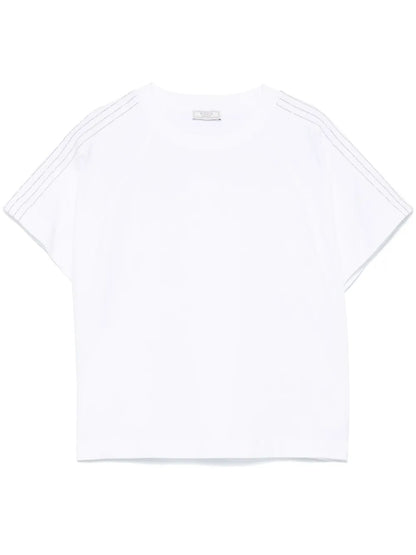 Ball Chain-Detailed T-Shirt