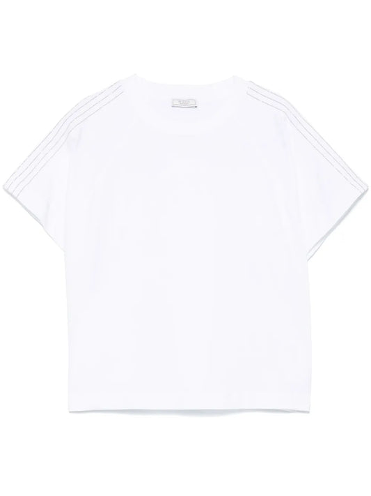 Ball Chain-Detailed T-Shirt