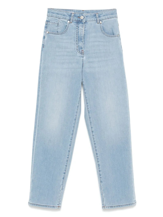 Logo-Patch Jeans