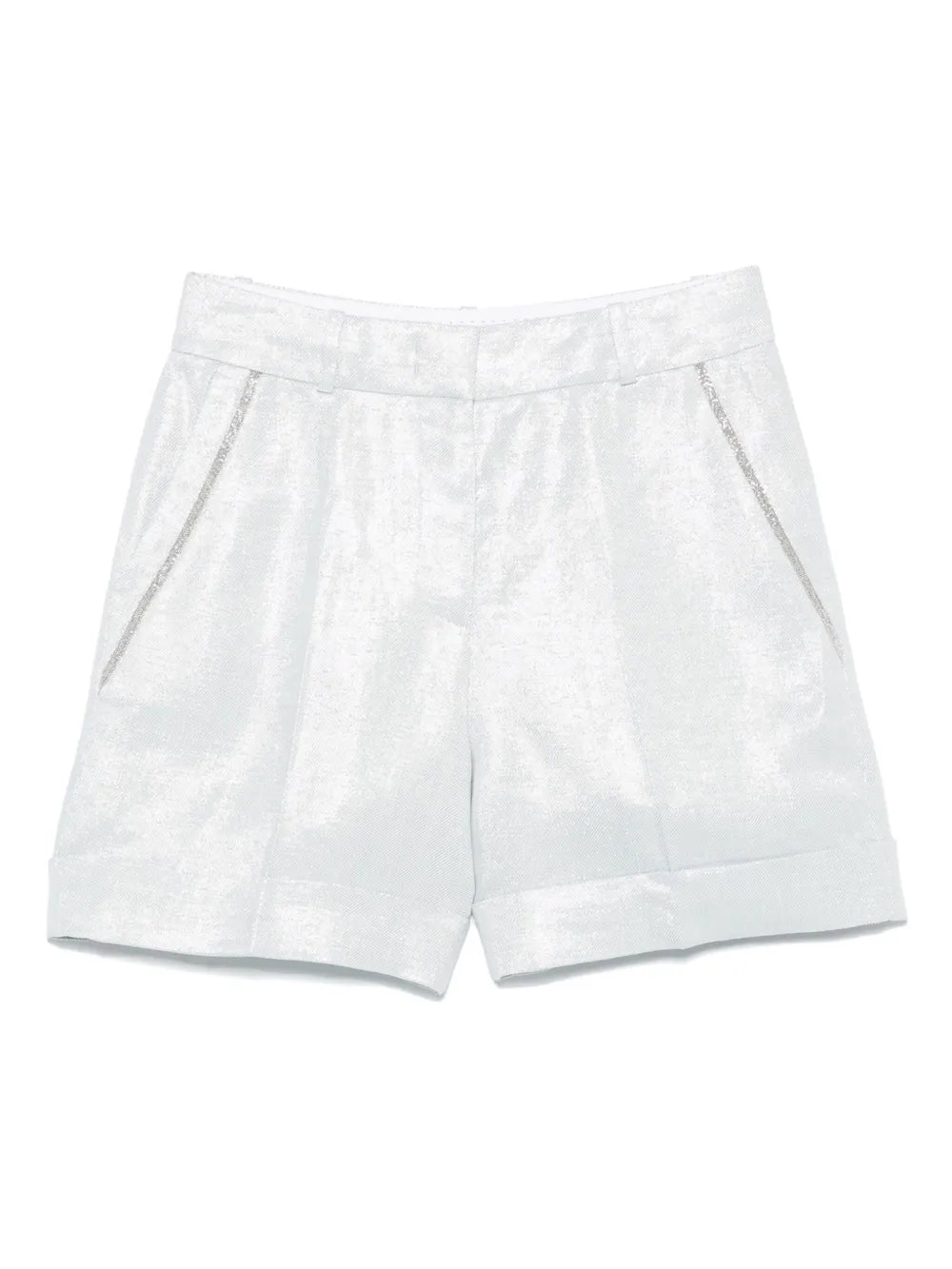Metallic-Effect Shorts