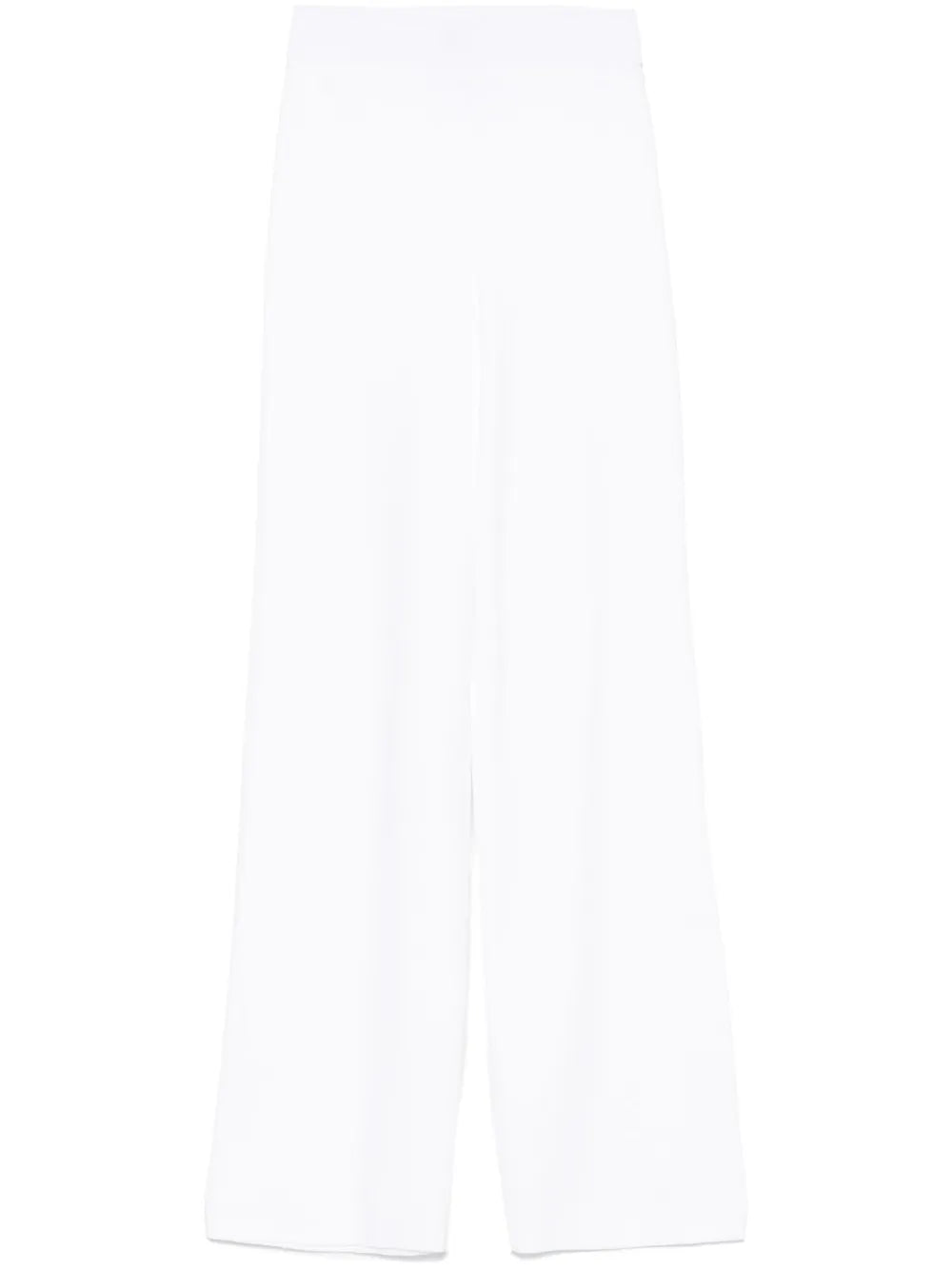 Knitted Straight-Leg Trousers