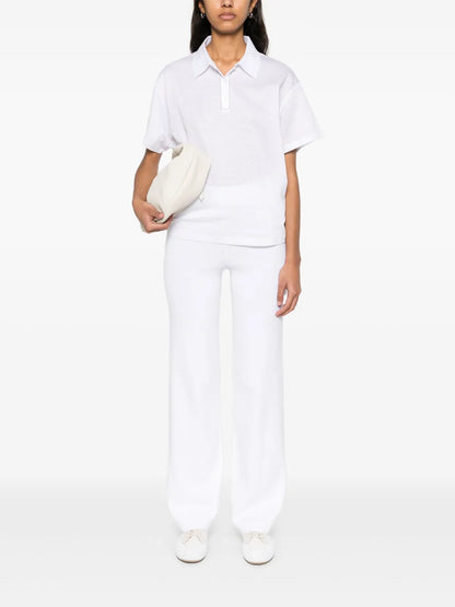 Knitted Straight-Leg Trousers