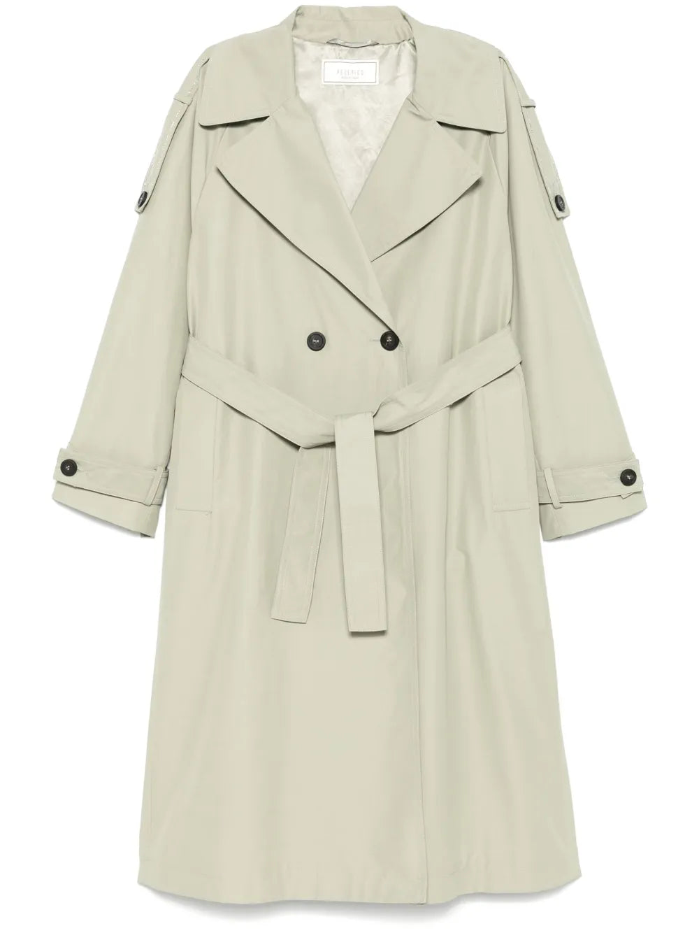Bead-Detail Trench Coat