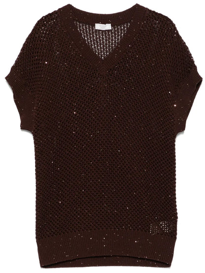 Sequinned Vest