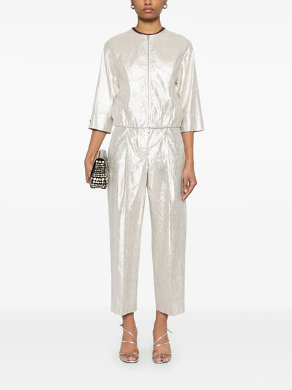 Metallic-Effect Jacket