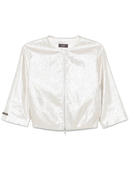 Metallic-Effect Jacket