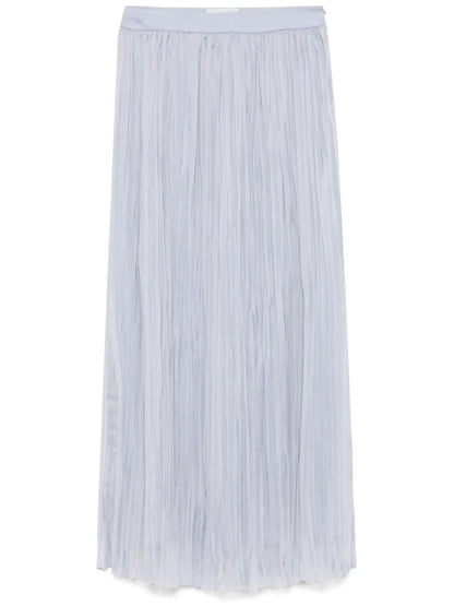 Plissé Midi Skirt