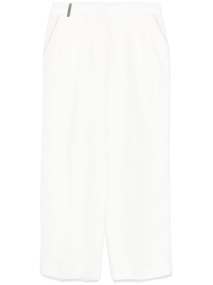 Linen Gabardine Trousers