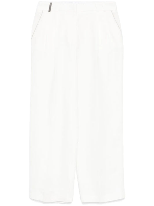 Linen Gabardine Trousers