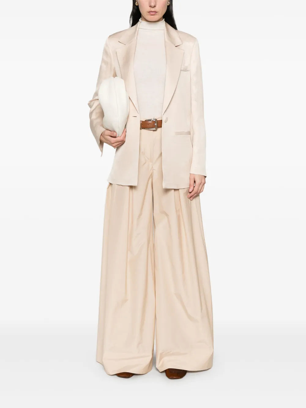 Pleated Palazzo Pants