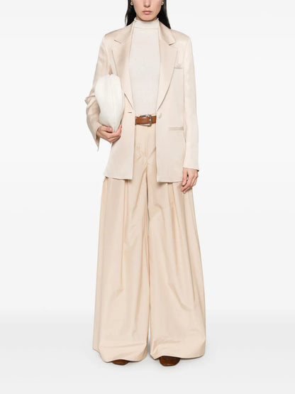 Pleated Palazzo Pants