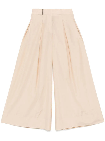 Pleated Palazzo Pants
