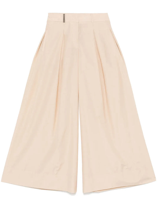 Pleated Palazzo Pants