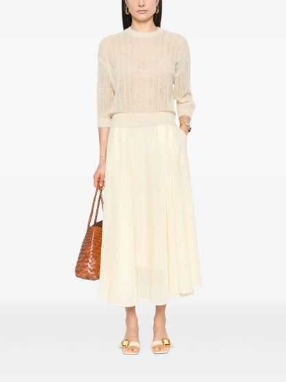 Lurex Tricot-Knit Sweater
