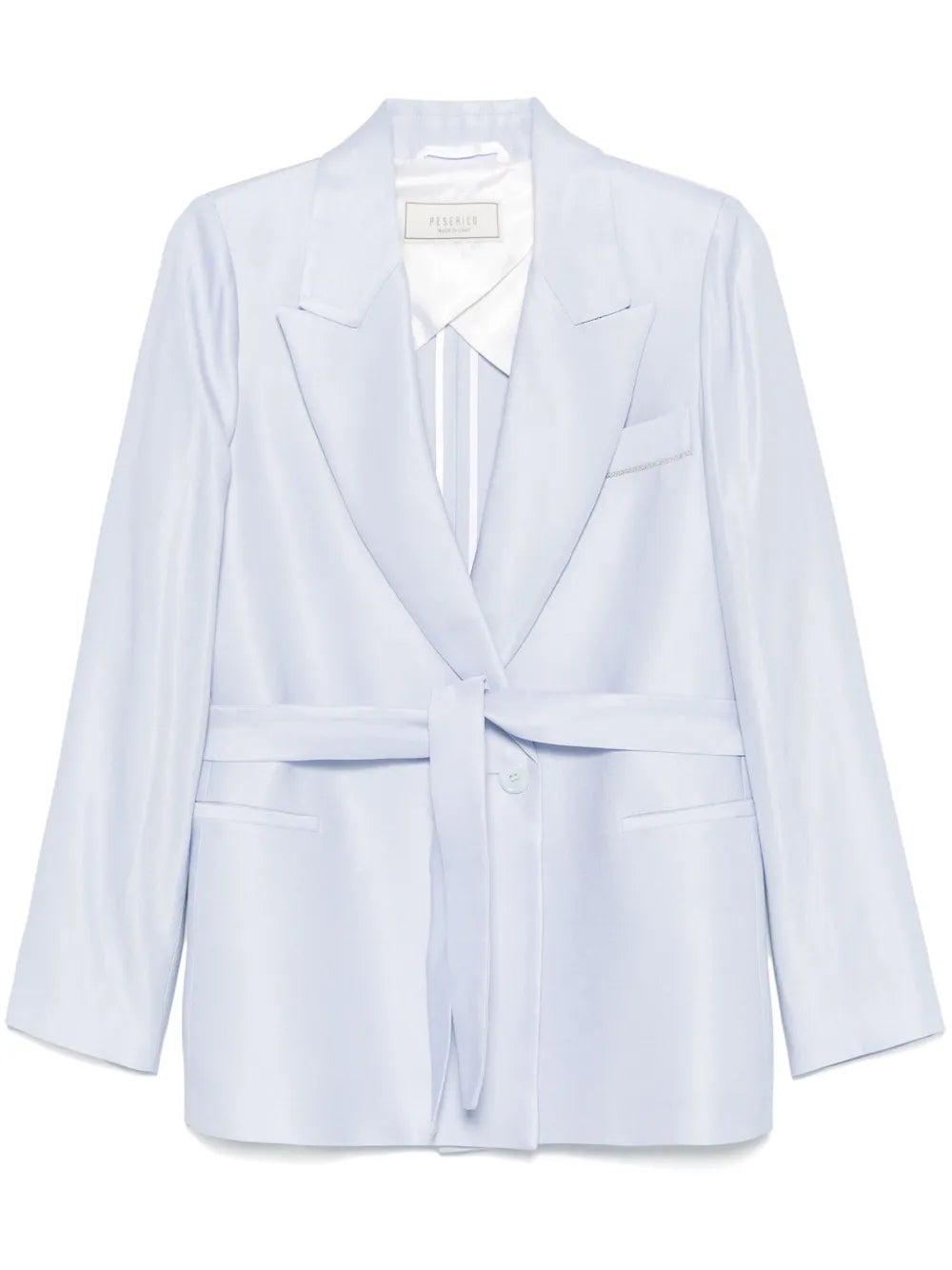 Gabardine Belted Blazer